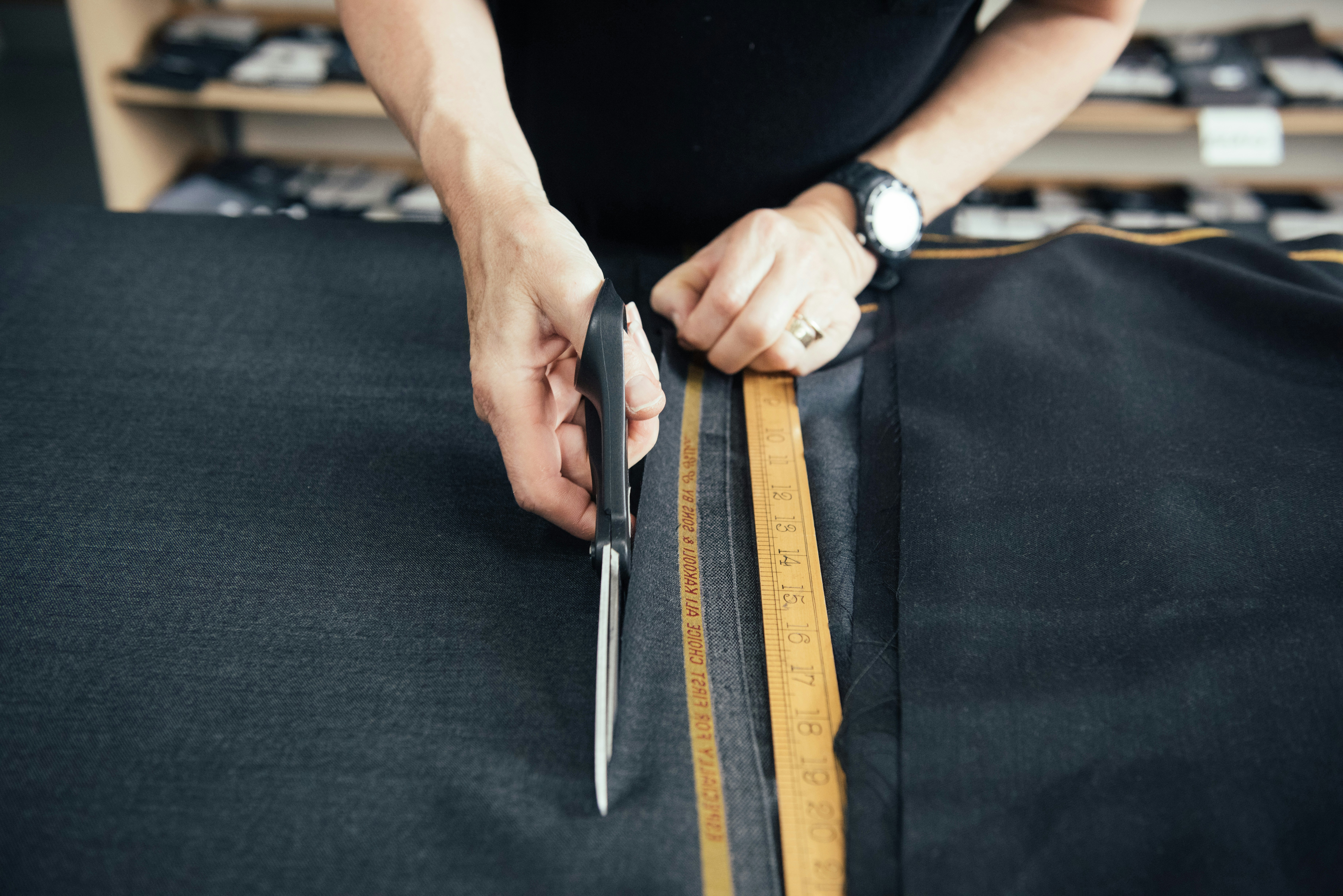 Tailoring service showcase